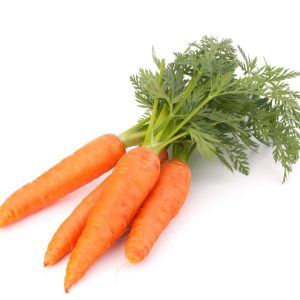 Carrot vegetable with leaves